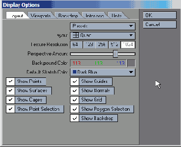   Display Options